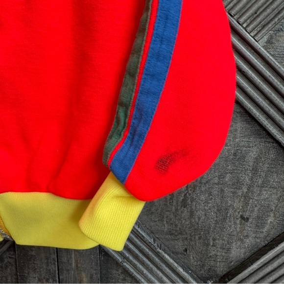 Vintage 1970s Jones Wear 4T Red Tracksuit Jumpsuit Kids Retro - Nostalgia - Picture 2 of 10